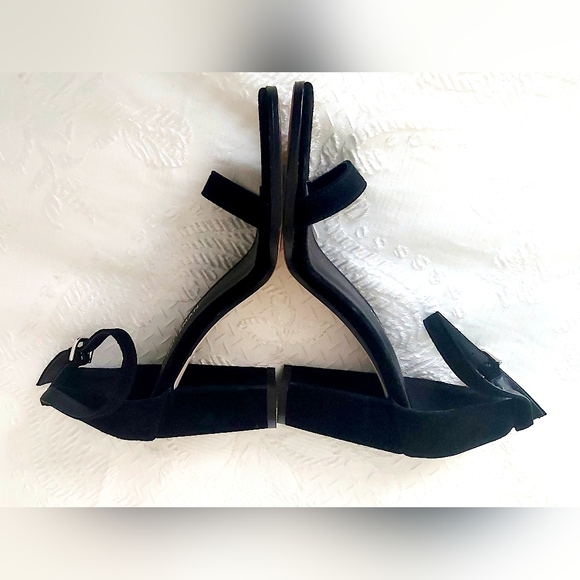 Stuart Weitzman Suede Slingbacks Sandals Size 38/7.5 - Picture 9 of 10
